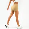 Pantalones de Yoga de Tres Puntos con Hilo Clásico para Mujer, Levantamiento de Cadera, Fitness, Ropa Deportiva Sexy de Glúteo de Durazno, Pantalones Cortos Sexy para Ciclismo, Estilo Ultra Corto