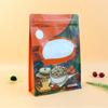 Suministro profesional cereal desayuno comida instantánea bolsa de embalaje frente cremallera fácil de rasgar bolsa de ocho lados hecha a medida