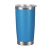 Copo de Carro para Bebidas Frias Isolado a Vácuo de Aço Inoxidável 304 Transfronteiriço de 20oz com Tampa de Spray de Plástico Gelo Tirano Lote