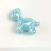 Acrílico UV Color Real Chapado Pony DIY Cadena para Teléfono Móvil Bolso Colgante Material con Cuentas Accesorios de Joyería Cuentas con Agujero Recto