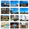 Imanes de Nevera de Vidrio Escénico de Changchun: Jingyuetan, Nuevo Mundo Nevado, Este Lugar Tiene Montañas, Souvenirs Turísticos de Changchun, Productos Culturales para Decoración del Hogar