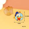 Accesorios DIY Cuidadosamente Seleccionados con Periféricos de Dibujos Animados Mickey Minnie Pato Donald Aleación Goteo de Aceite Llavero Colgante para Bolso