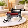 Llavero de Juguete Perro Robot Mecánico de Dibujos Animados Plegable Colgante para Bolso de Pareja Coche Regalo Regalo del Festival Qixi