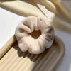 Nuevo anillo de pelo de intestino grueso de cerdo de peluche popular de Internet para otoño e invierno, tendón de goma, cuerda de corbata para mujer 2022, cuerda de pelo de intestino grueso Mao Mao simple