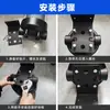 Soporte de Montaje para Purificador de Agua para Botella Blanca Grande de Pre-Filtro, Accesorios de Placa de Fijación Universal Reforzada para el Hogar