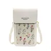Bolsa para Teléfono con Pantalla Táctil Personalizada, Bolsita Ligera para Teléfono para Estudiantes, Cruzada Portátil, Resistente al Desgaste, Estampado de Moda