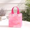 Bolso con patrón de mármol bolsa de compras de tela no tejida Amazon bolsa impermeable para llevar para llevar al por mayor bolsa de embalaje impresa