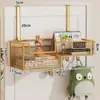 Estante de Pared para Dormitorio Estante de Almacenamiento Montado en la Pared junto a la Cama Colgador de Almacenamiento para Litera Superior de Dormitorio Cesta Colgante para Snacks