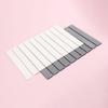 Procesamiento Esterilla Plegable de Barro Diatomeas Personalizada Rectangular Rayada No-Limpia Absorbente Esterilla de Piso Cocina Baño
