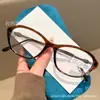 Gafas de Lectura de Ojo de Gato de Nueva Moda Transfronterizas para Mujer, Luz Azul Anti-Fatiga, Gafas de Lectura con Montura Negra Retro al por Mayor
