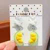 Pinzas de Oreja de Corazón de Colores con Lazo y Durazno Brillante 3D para Niñas, No Requieren Perforación, Accesorios para Orejas sin Dolor
