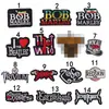 Parches Bordados al por Mayor de Fabricante Insignias Bordadas por Computadora Insignias de Palabras en Inglés Punk Insignias de Pecho Parches de Decoración para Ropa