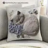 Fundas de Almohada de Gato Más Vendidas en Temu, Fundas de Almohada de Animales Lindas y Divertidas, Fundas de Cojín Decorativas para Dormitorio Hogar Sofá Venta al por Mayor