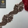 Malla Dorada Roja Cheongsam de Código de Barras Bordado Retro Encaje 3cm Accesorios para Ropa Puño Lolita Punto