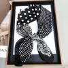 Pañuelo Cuadrado Pequeño Estampado de 70, Pañuelo de Satén Imitación Seda de Verano para Mujer, Pañuelo Decorativo de Cuello para Camisa Profesional, Pañuelo Versátil al por Mayor
