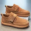 Primavera 2026 Nuevos Zapatos Casuales de Moda Cómodos de Talla Grande Transfronterizos Zapatos Birkenstock Mocasines sin Cordones de Velcro para Hombre