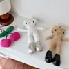 Colgante de Peluche de Muñeca Linda de Piernas Largas al por Mayor Ropa de Bebé para Vestir con Falda Estilo Ins Colgante de Muñeca Llavero de Mochila