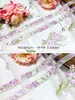 Encaje Glicina Iris Accesorios Bordado Pesado Bordado Manga Cuello Dinastía Han Borde de Cortina de Organza DIY