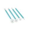 Juego de 4 piezas para hornear de 8 piezas de acero inoxidable grupo de tallado esférico palillo para pastillas molde de decoración para pasteles de azúcar herramienta H1483