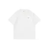 Yidao Vintage 2026 Verão Novo Estilo Japonês Tendência Estampa de Letras Pequenas Design Gola Redonda Solta Casual Manga Curta Camiseta Masculina