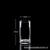 Hidropônico Transparente Reto Arranjo de Flores Alto Cilíndrico Grande Doméstico Original Fornecimento Direto da Fábrica Luz Luxo Rico Bambu Vaso de Vidro