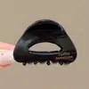 Pinza Decorativa Pequeña de Garra Estilo Coreano Pinza Lateral Suave Pinzas para Fijar Mechones Rebeldes Accesorios Simples para el Cabello