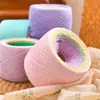 Algodão de Seda Algodão Mercerizado Cor Gradiente Longo Gradiente Bolo Crochê Artesanal Xale Fio de Renda para Bebê