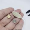 Logo metal Marca Oval redondo clip anillo colgando en cuerda para decoraciones de perfume de coche