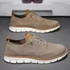 Comercio electrónico transfronterizo, tallas 37-48, nueva colección de otoño, zapatos casuales sin cordones para hombre, zapatos casuales de malla con tacón oculto, transpirables