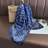Estilo Coreano Lunares Moda Cuadrado Pequeño Bufanda Decorativa para Mujer Bufanda Profesional Seda Bufanda de Seda Elegante Chal Diadema para el Cabello