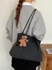 Bolsa Tote Xadrez Retrô Feminina Grande Capacidade Bolsa de Trabalho para o Dia a Dia Bolsa de Ombro Único Nova Moda 2026 Bolsa Diária para Estudante