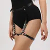 Ygm Amazon Treinamento Couro Bondage Roupa Cinta-liga Moderna Adulto Sm Produtos Performance de Dança de Bar