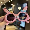 Óculos de Sol Polarizados Infantis de Silicone Coelho Fofo Orelhas de Coelho Óculos Infantis Princesa Passeio de Primavera Óculos Doces Fofo
