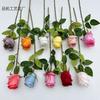 Simulación Rosa Corazón Dulce Núcleo Único Capullo Mei Flor de Simulación para Camino de Boda Flor para Fotografía Comercial Accesorios para Arreglos Florales Flor Falsa