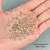 Joyería para Uñas Color Champagne Brillante Circonia Mini Pequeños Planos Fondo Diamante Mezclado Forma Especial Marquise Joyería de Diamante para Uñas Venta al por Mayor