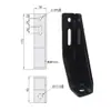 Accesorios para perfiles de aluminio 3030-4040 conector base de suelo pieza de esquina soporte de perfil fijación pieza base inclinada