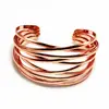 AliExpress el más vendido Pulsera de moda europea y americana Pulsera simple de semicírculo hueco C tendencia Joyería versátil Venta al por mayor