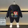 Processamento e Personalização de Roupas Infantis 2025, Jaquetas Infantis de Primavera, Jaquetas Infantis para Meninos Tamanhos Médio e Grande, Roupas de Primavera e Outono, Jaquetas da Moda