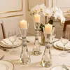 Candelabros de Cristal Tallado, Cena a la Luz de las Velas, Decoraciones de Ambiente para Bodas, Restaurante, Sala de Estar, Decoración para Estudio