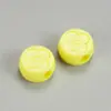 Cuentas Acrílicas Populares Transfronterizas, Cuentas Redondas con Agujero Grande de Cara Sonriente, Cuentas para Manualidades DIY Infantiles, Cuentas Sueltas de Colores Caramelo
