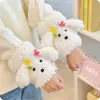 Mangas de Braço de Cachorrinho Ursinho Fofo Mangas de Mão de Pelúcia de Inverno para Crianças e Adultos Mangas de Braço para Meninas Mangas de Braço de Estudante Mangas Protetoras Anti-Sujeira