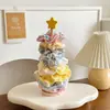 Prateleira de Armazenamento em Forma de Estrela para Elásticos de Cabelo, Organizador Grande para Scrunchies, Suporte de Exibição para Acessórios de Cabelo, Suporte de Exibição de Madeira Maciça para Presilhas de Cabelo e Joias