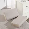 Funda de almohada de seda helada de látex para verano, sensación fresca, algodón viscoelástico, cómoda, transpirable, fresca, para bebé, niños, adulto, individual