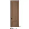 Porta sem pintura madeira maciça compósito de cristal de carbono conjunto de portas hotel interior moderno simples porta sem pintura porta à prova de som fabricante personalização