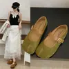 Zapatos planos Mary Jane para mujer, nueva colección de otoño 2026, zapatos estilo ballet con punta dividida, mocasines y zapatos estilo Birkenstock