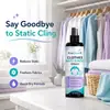 Spray Antiestático KineShineX para Ropa Reduce la Estática, Elimina la Pegajosidad Incómoda, Refresca, Desodoriza, Seca Rápidamente, No Deja Residuos