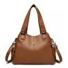 Bolso de Mujer Transfronterizo Nuevo 2023, Bolso para Madre de Mediana Edad, Bolso de Hombro Cruzado de Color Contrastante Estilo Coreano, Bolso de Mano con Estilo