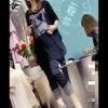 Forte 53 Da Ai Mei Yi Yuan 2026 Verão Novo Moda Feminina Estampado Gola Redonda Manga Curta Preto Emagrecedor Tendência Top