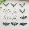 Set Mixto de 12 Murciélagos de Halloween Joyería Colgantes para DIY, Pulseras, Aretes, Collares, Accesorios y Dijes al por Mayor