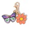 Venta Caliente Transfronteriza Pequeños Accesorios Frescos de Animales Pulsera con Cuentas Abeja Inglesa Margarita Llavero Colgante para Bolsa Mayoreo